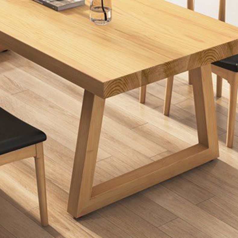 Sled Base Dining Table Contemporary Wood Dining Table for Home Clearhalo 'Dining Tables & Seating' 'Dining Tables' 'dining_table' 'furn' 'furn_dining_table' 'Furniture' 'Kitchen & Dining Furniture' 1200x1200_070d97cf-75b4-40f7-a262-2babb51d1740