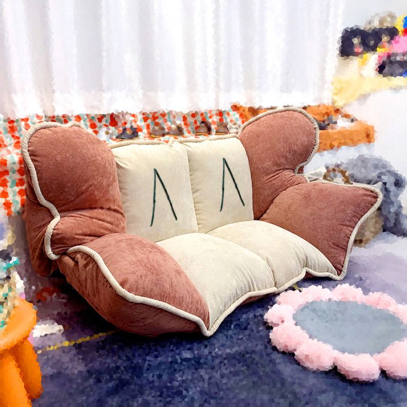 Contemporary Fabric Convertible Sleeper Sofa 19.69"High Biscuit Back Armless Sofa Clearhalo 'furn' 'furn_sofas' 'Furniture' 'furniture_sofas' 'kitchen' 'kitchen_sofas' 'Living Room Furniture' 'Sofa' 'sofas' 1200x1200_070dd54c-dc03-4ba3-af17-87a3b8a6e969