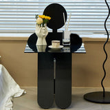 18.90" Wide Contemporary Corner Table Glass Clear Accent Side Table Clearhalo 'Coffee & Accent Tables' 'End & Side Tables' 'end_side_tables' 'furn' 'furn_end_side_tables' 'Furniture' 'Living Room Furniture' 1200x1200_0711c211-16c9-481f-9b12-511e39408a76