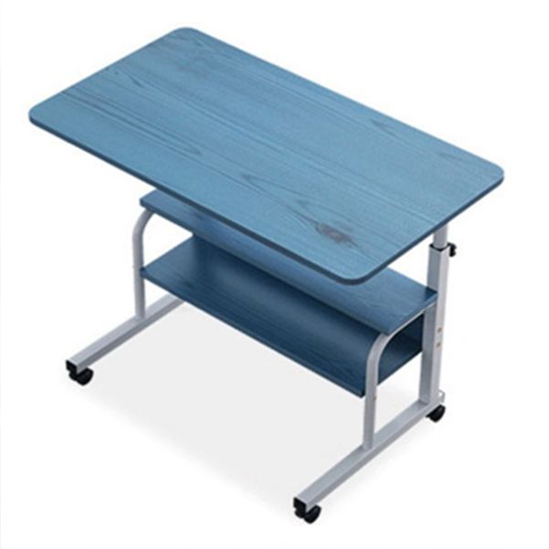 Curved Adjustable Writing Desk Modern Manufactured Wood with Caster Wheels Clearhalo 'furn' 'furn_office_desk' 'Furniture' 'furniture_office_desk' 'Office Desks' 'Office Furniture' 'office_desk' 1200x1200_0712f8d6-c5b2-4411-a483-6d2300fd5f2f