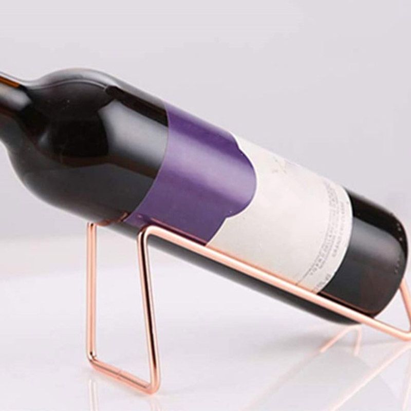 Contemporary Metal Wine Rack Bottle Countertop Bottle Holder for Kitchen Clearhalo 'furn' 'furn_wine_racks' 'Furniture' 'Kitchen & Dining Furniture' 'Wine Racks' 'wine_racks' 1200x1200_07145080-195e-4e49-b2cd-3081c6a549e1