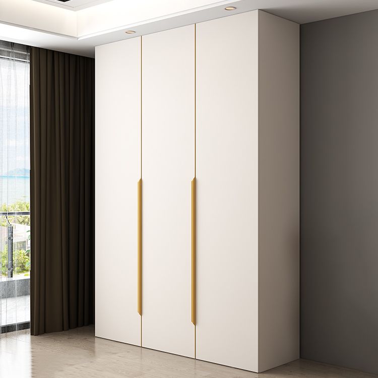 White Colour Wardrobe Contemporary Wooden Wardrobe Closet with Drawer Clearhalo 'Armoires & Wardrobes' 'armoires_wardrobes' 'Bedroom Furniture' 'furn' 'furn_armoires_wardrobes' 'Furniture' 1200x1200_07155437-27be-4c60-bd10-f7b738718de3