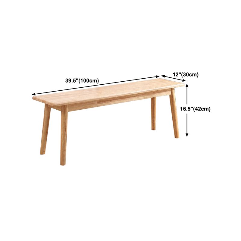 Natural Modern Solid Color Bench Solid Wood Entryway and Bedroom Seating Bench Clearhalo 'Benches' 'Chairs & Seating' 'furn' 'furn_benches' 'Furniture' 'Living Room Furniture' 1200x1200_07168a21-b52c-4d8e-bdb5-d35f9931d167