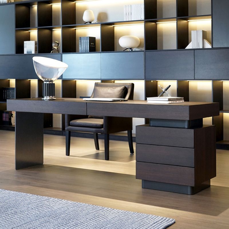 Rectangle Stone Top Bureau bureau de style industriel de style industriel pour le bureau