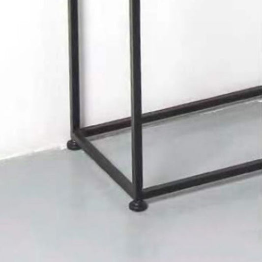 Iron Modern Console Table 31.5-inch Tall End Table with Frame Base Clearhalo 'Console Tables' 'console_tables' 'Entry & Mudroom Furniture' 'furn' 'furn_console_tables' 'Furniture' 1200x1200_071a7231-fb39-4ecf-bd5b-984f26fead0d
