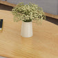 Massief houten salontafelset met 3 poten, moderne geometrische cocktailtafel