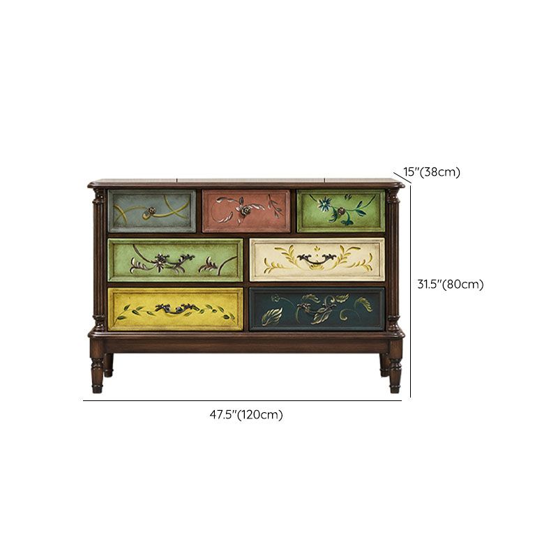 Stile tradizionale in stile verticale cassa di lingerie in legno stoccaggio bachelor torace per camera da letto