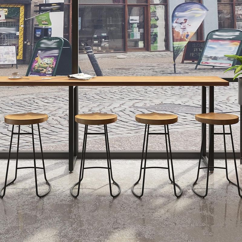 Modern Bar Table Set 1/7 Pieces Rectangle Wood Counter Table with Stools for Balcony Clearhalo 'Bar Furniture' 'furn' 'furn_home_bar_bar_sets' 'Furniture' 'Home Bars & Bar Sets' 'home_bar_bar_sets' 'Kitchen & Dining Furniture' 1200x1200_071d1175-9ae9-417c-8245-af80c7a54f2a