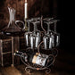 Glam Tabletop Wine Holder Rack Metal Wine Rack Kit voor woonkamer