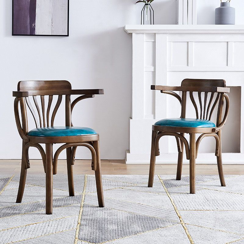 Windsor Back Chair Traditional Wood Dining Kitchen Room Arm Chair Clearhalo 'Dining Chairs' 'Dining Tables & Seating' 'dining_chair' 'furn' 'furn_dining_chair' 'Furniture' 'Kitchen & Dining Furniture' 1200x1200_07205a52-1d0d-4f62-b999-f7fcb6f644ae