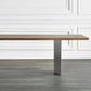 Rectangle Shape Glam Dining Table Double Pedestal Table with Solid Wood Clearhalo ' dining_table' 'Dining Tables & Seating' 'Dining Tables' 'furn' 'furn_dining_table' 'Furniture' 'furniture_dining_table' 'Kitchen & Dining Furniture' 'kitchen&dining_furn' 'kitchen' 'kitchen_dining_table' 1200x1200_0721d18c-6bf1-48ed-97bd-2bc219db4100