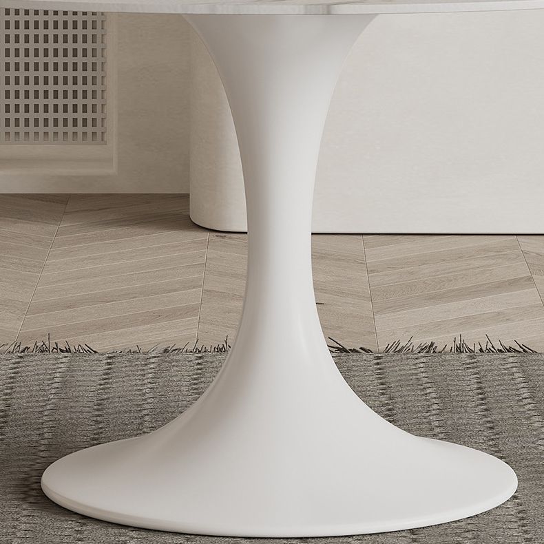 Modern Matte Finish Stone Table Round Tulip Dining Table for Home Clearhalo ' dining_table' 'Dining Tables & Seating' 'Dining Tables' 'furn' 'furn_dining_table' 'Furniture' 'furniture_dining_table' 'Kitchen & Dining Furniture' 'kitchen&dining_furn' 'kitchen' 'kitchen_dining_table' 1200x1200_072234f7-f09d-46cf-b526-766cebcac3ee