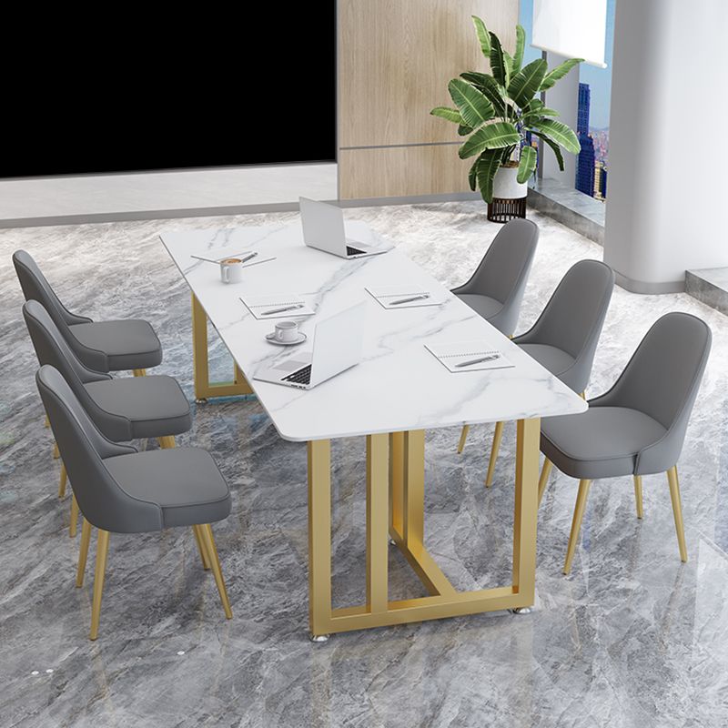 Office Study Table Curved Shaped Modern Sintered Stone Meeting Desk Clearhalo 'furn' 'furn_office_desk' 'Furniture' 'furniture_office_desk' 'Office Desks' 'Office Furniture' 'office_desk' 1200x1200_07225514-e05f-4ac6-bf4f-dbeb3ccaad81