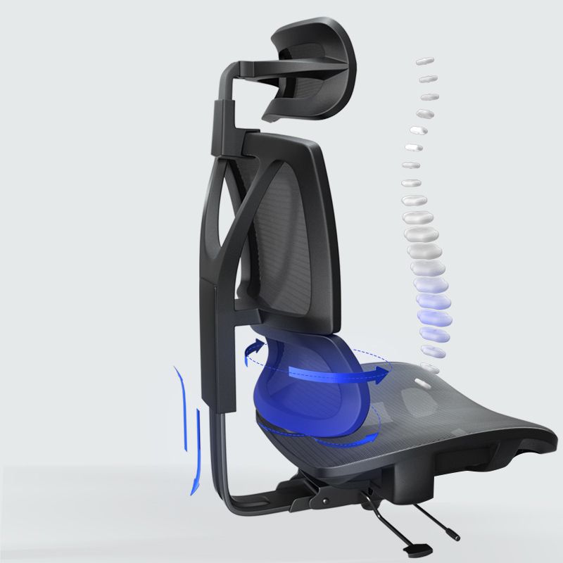 Removable Arms Office Chair Modern Adjustable Seat Height Desk Chair with Wheels Clearhalo 'furn' 'furn_office_chair' 'Furniture' 'Office Chairs' 'Office Furniture' 'office_chair' 1200x1200_07236700-baac-4fb3-a8fe-adffb6f81acf