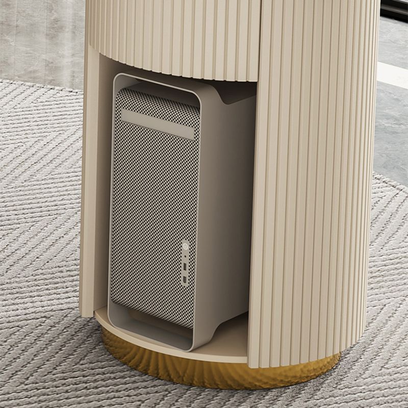 Bureau de bureau en pierre moderne de 29,53 pouces de haut de 3 tirages