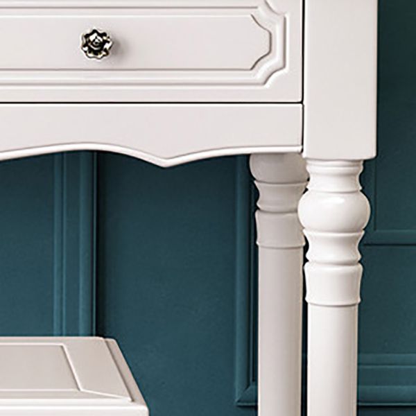 Victorian Solid Wood Vanity Makeup Dressing Table Stool Set with 2 Drawers Clearhalo 'Bedroom Furniture' 'furn' 'furn_makeup_vanities' 'Furniture' 'Makeup Vanities' 'makeup_vanities' 1200x1200_07252db0-4aec-4f44-8bd0-c17fb4442593