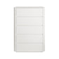 Coffre de rangement de 15,6 pouces de largeur, commode de rangement moderne en bois manufacturé