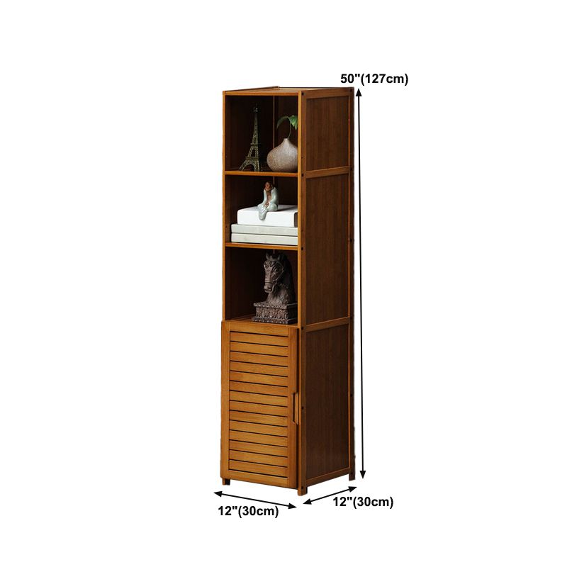 Libreria in legno verticale da 12 "Wooden moderno libreria di archiviazione chiusa