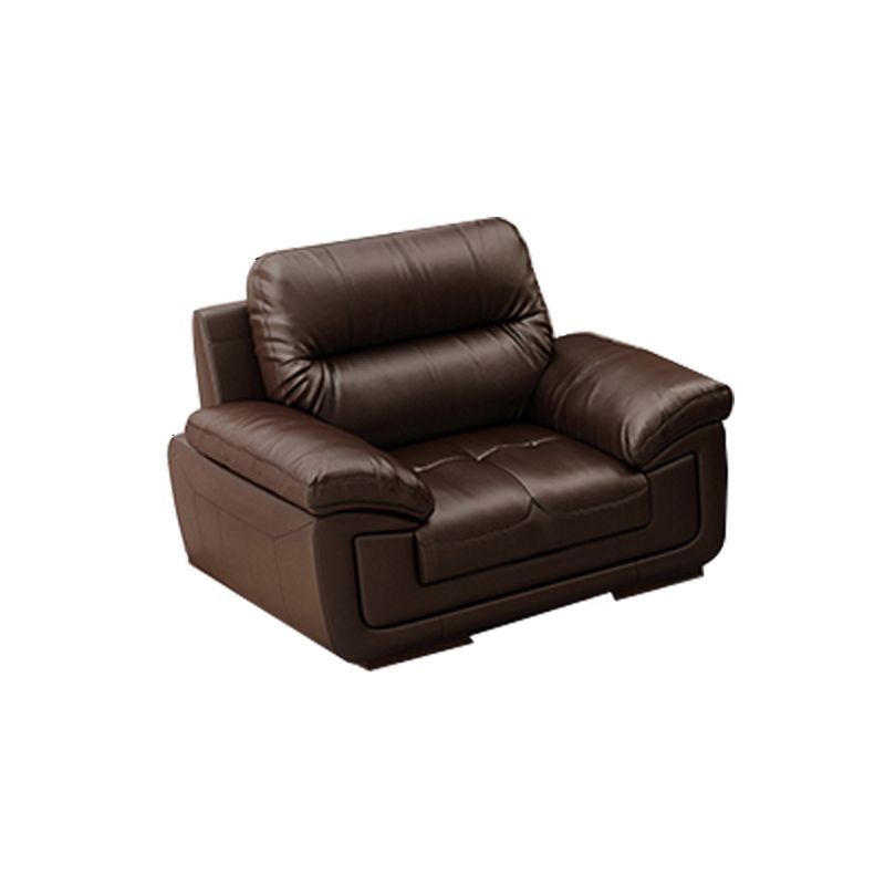 Cuscinetto marrone scuro contemporaneo cuscinetto posteriore cuscino standard braccio top cuscinetto