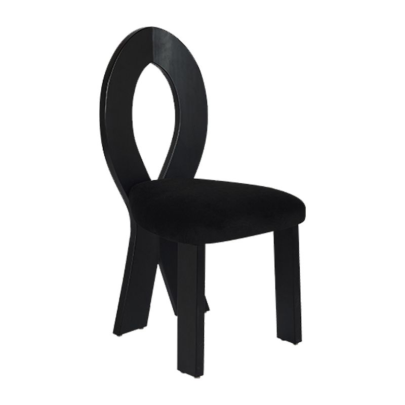 Modern Dining Room Open Back Solid Wood Upholstered Dining Chair Clearhalo 'Dining Chairs' 'Dining Tables & Seating' 'dining_chair' 'furn' 'furn_dining_chair' 'Furniture' 'Kitchen & Dining Furniture' 1200x1200_072ca7cd-2f71-4229-815c-4f9cf695e0bc