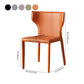 Contemporary Style Dining Chair Armless Metal Wingback Chair for Kitchen Clearhalo ' kitchen&dining_furn' 'Dining Chairs' 'Dining Tables & Seating' 'dining_chair' 'furn' 'furn_dining_chair' 'Furniture' 'furniture_dining_chair' 'Kitchen & Dining Furniture' 'kitchen' 1200x1200_072cb74a-2716-43e8-84db-a8dab0781e9e