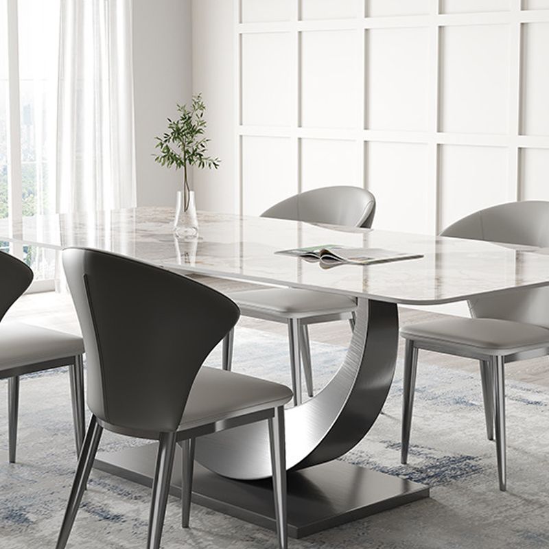 Modern Style Rectangle Table Set 1/2/3/5/8 Pieces Dining Set for Home Use