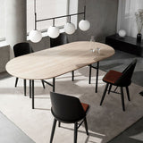 Metal Modern Oval Dining Table Wood Top Table for Dining Room and Kitchen Clearhalo ' dining_table' 'Dining Tables & Seating' 'Dining Tables' 'furn' 'furn_dining_table' 'Furniture' 'furniture_dining_table' 'Kitchen & Dining Furniture' 'kitchen&dining_furn' 'kitchen' 'kitchen_dining_table' 1200x1200_0730a4d2-9018-4e6e-a42c-61229c59951f