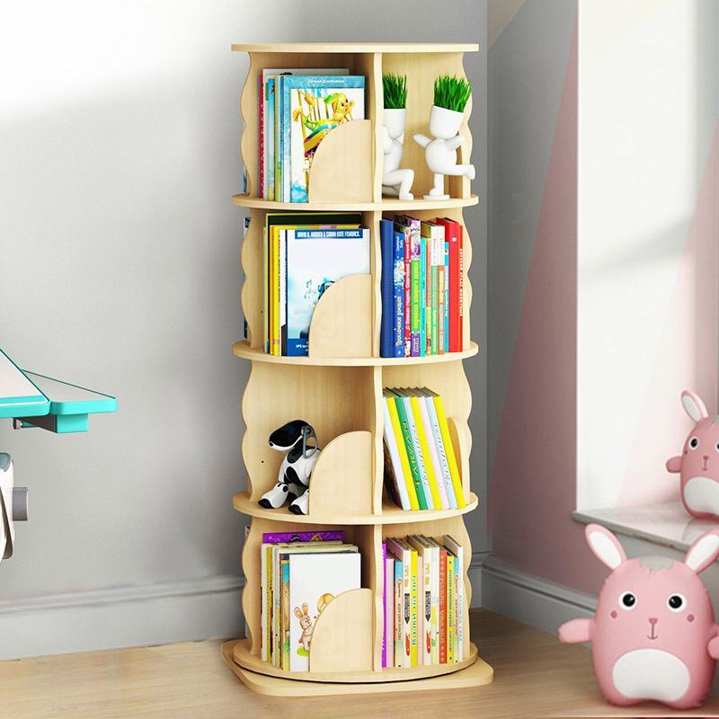 Scandinavian Style Bookshelf Closed Back Solid Wood Bookcase for Home Study Room Clearhalo 'Bookcases' 'furn' 'furn_bookcases' 'Furniture' 'furniture_bookcases' 'Office Furniture' 1200x1200_0731bc68-cc70-4ccb-a0cf-9883fa8e7b38