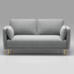 Mid-Century Modern Square Arm Sofa 32.2-In High Cushions Slipcovered Sofa Clearhalo 'furn' 'furn_sofas' 'Furniture' 'furniture_sofas' 'kitchen' 'kitchen_sofas' 'Living Room Furniture' 'Sofa' 'sofas' 1200x1200_0731f070-dd7b-447b-8b1e-2c1d0d4d669a