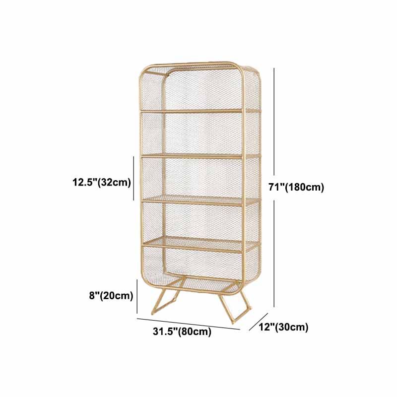 Closed Back Bookcase Glam Style Bookshelf for Office Home and Study Room Clearhalo 'Bookcases' 'furn' 'furn_bookcases' 'Furniture' 'furniture_bookcases' 'Office Furniture' 1200x1200_07328e75-97f1-4347-9e4b-0af14fb4564c