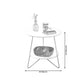 3 Legs Steel End Table Wood Round Side Table for Loving Room Clearhalo 'Coffee & Accent Tables' 'End & Side Tables' 'end_side_table' 'Furniture' 'furniture_end_side_table' 'Living Room Furniture' 1200x1200_073383e9-55fc-421e-97be-a42c4363d1ba