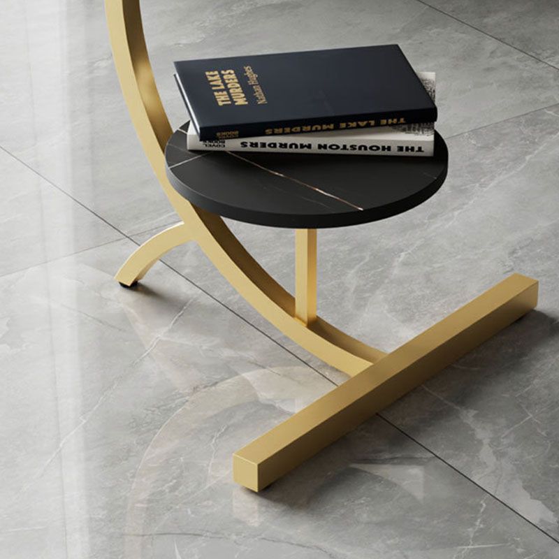 End Table with Storage and Shelf Modernist Slate Abstract Side Table Clearhalo 'Coffee & Accent Tables' 'End & Side Tables' 'end_side_tables' 'furn' 'furn_end_side_tables' 'Furniture' 'Living Room Furniture' 1200x1200_0734c130-2eee-468a-84bb-0ae547a82bf9