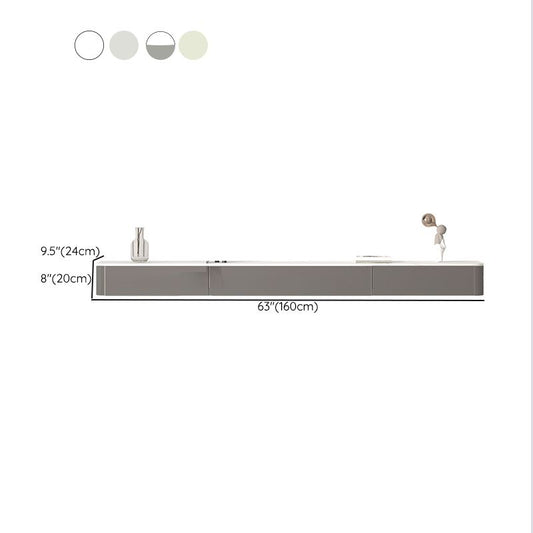 Console TV TV galleggiante console TV di archiviazione chiusa con cassetti