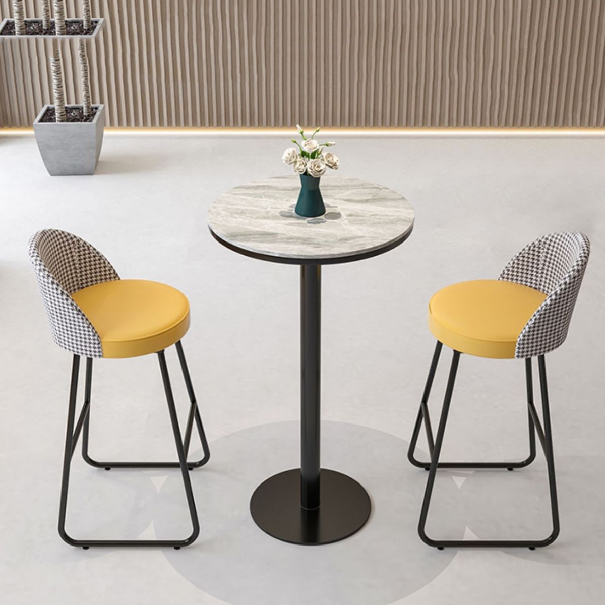 Leather Counter Stool Bucket Modern Footrest Counter & Bar Stool for Coffee Shop Clearhalo 'Bar Furniture' 'Bar Stools' 'bar_stools' 'furn' 'furn_bar_stools' 'Furniture' 'furniture_bar_stools' 'Kitchen & Dining Furniture' 1200x1200_0738e2ae-9a87-4ece-825e-589d06d91b8b