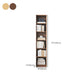 Contemporary Engineered Wood Bookshelf Standard Closed Back with Shelves
