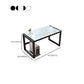 Glass Top Rectangular Gaming Desk Modern 29.53" Tall Computer Desk with Sled Base Clearhalo 'furn' 'furn_office_desk' 'Furniture' 'Office Desks' 'Office Furniture' 'office_desk' 1200x1200_073c2f75-040f-4f29-af1d-8522af39aa6a