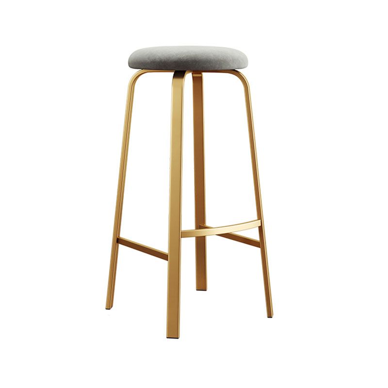 Modern Stackable Footrest Barstool Matte Finish Upholstered Home Stool Clearhalo 'Bar Furniture' 'Bar Stools' 'bar_stools' 'furn' 'furn_bar_stools' 'Furniture' 'furniture_bar_stools' 'Kitchen & Dining Furniture' 1200x1200_073d4796-ffb4-408d-b43a-777b249188b4