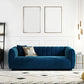 Nordic Sewn Pillow Back Sofa 31.5" High Velvet Tuxedo Arm Sofa Clearhalo 'furn' 'furn_sofas' 'Furniture' 'furniture_sofas' 'kitchen' 'kitchen_sofas' 'Living Room Furniture' 'Sofa' 'sofas' 1200x1200_073e9155-7bf1-48fd-89d6-26b6b11fbc82
