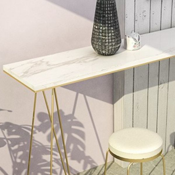 Double Pedestal Counter Set 1/2/3 Pieces Glam Rectangle Bar Pub Table Set Clearhalo 'Bar Furniture' 'furn' 'furn_home_bar_bar_sets' 'Furniture' 'Home Bars & Bar Sets' 'home_bar_bar_sets' 'Kitchen & Dining Furniture' 1200x1200_073f7faa-fac5-4f01-8d5a-8762bfc9e1db