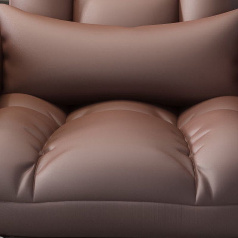 Sedia da ufficio a casa ergonomica contemporanea ad alta posteriore.