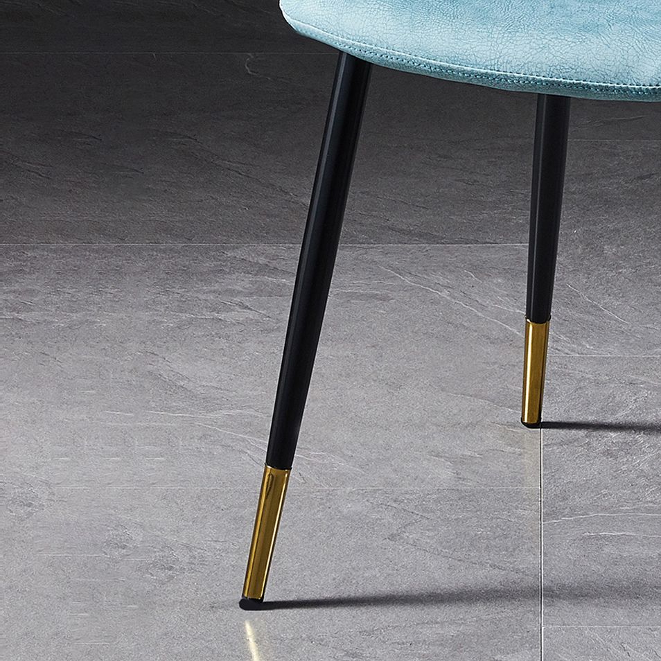 Scandinavian Style Leather Dining Side Chairs Armless Solid Back Chair Clearhalo ' kitchen&dining_furn' 'Dining Chairs' 'Dining Tables & Seating' 'dining_chair' 'furn' 'furn_dining_chair' 'Furniture' 'furniture_dining_chair' 'Kitchen & Dining Furniture' 'kitchen' 1200x1200_07429310-2d99-469b-8fe6-2a66a172d2c8