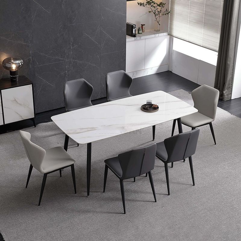 Contemporary Chair Dining Armless Chairs for Kitchen with Metal Legs Clearhalo 'Dining Chairs' 'Dining Tables & Seating' 'dining_chair' 'furn' 'furn_dining_chair' 'Furniture' 'furniture_dining_chair' 'Kitchen & Dining Furniture' 1200x1200_07439a29-b508-4fad-b24b-910e92c76072