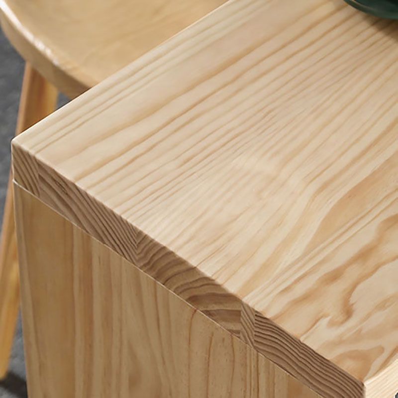 Rectangle Wood Top Counter Table Natural Color 42-inch Height Industrial Bar Table Clearhalo 'Bar Furniture' 'Bar Tables' 'bar_tables' 'furn' 'furn_bar_tables' 'Furniture' 'furniture_bar_tables' 'Kitchen & Dining Furniture' 'kitchen&dining_furn' 'kitchen' 1200x1200_07474f8d-fa4f-4705-af98-80b5448df11b