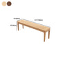 13.8 Inch Wide Seating Bench Modern Solid Wood Bench with Legs Clearhalo 'Benches' 'Chairs & Seating' 'furn' 'furn_benches' 'Furniture' 'Living Room Furniture' 1200x1200_0747cbe7-14dd-4c3f-9928-f79b2ab8eb1b