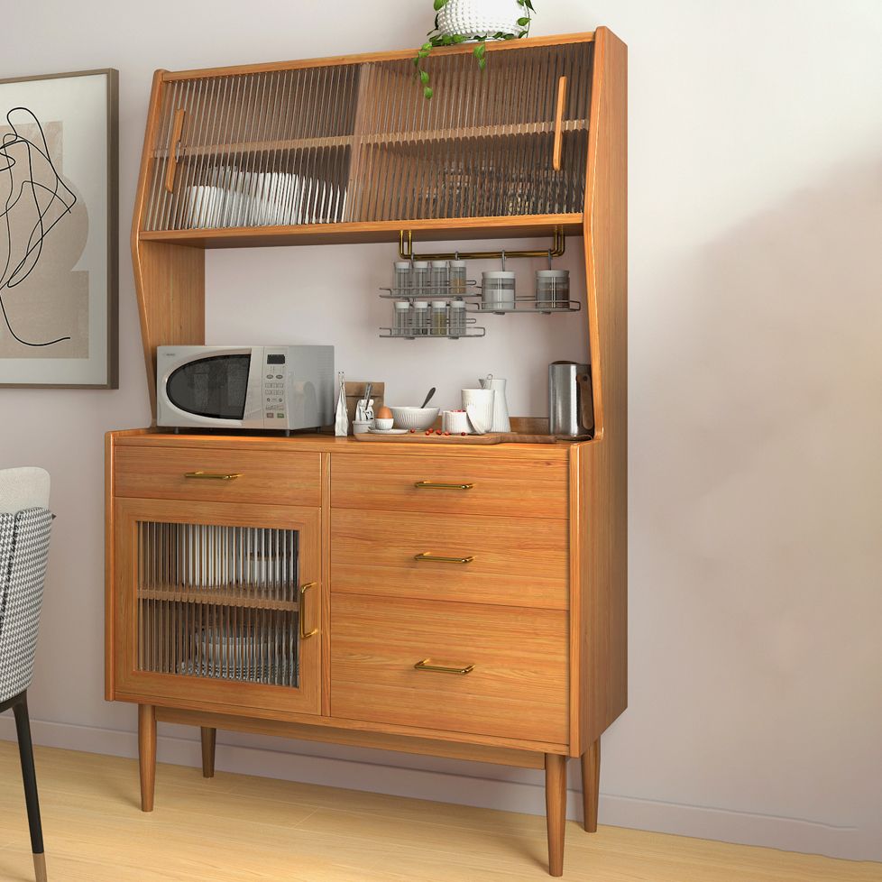 Portises en verre massif du buffet moderne Armoires avec porte coulissante