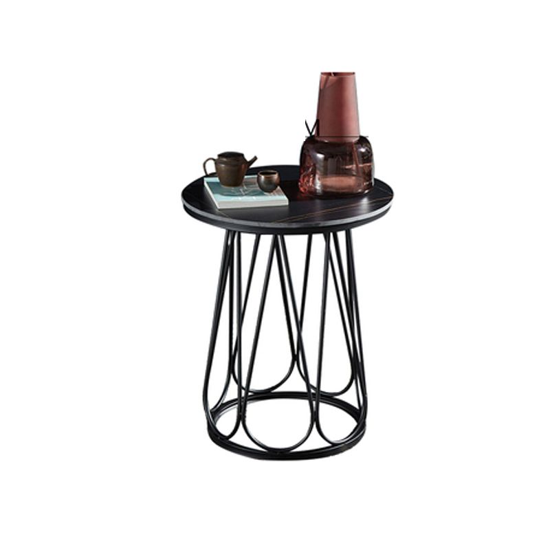 Estante inferior del gabinete del gabinete de metal de la mesa de acento de metal para el dormitorio