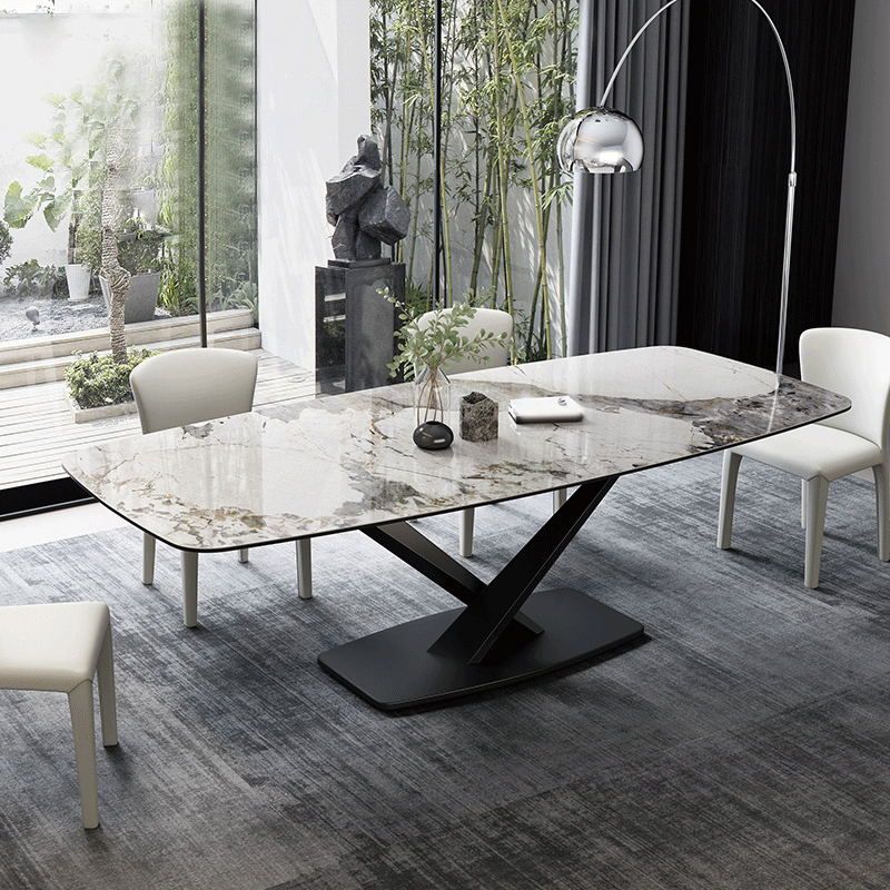 Nordic Dining Room Set 1/4/5 Pcs Stone Dining Set for Home Use Clearhalo 'Dining Room Sets' 'Dining Tables & Seating' 'dining_room_set' 'furn' 'furn_dining_room_set' 'Furniture' 'Kitchen & Dining Furniture' 1200x1200_074a87c2-10dd-4b78-b68c-ea1ed4501334