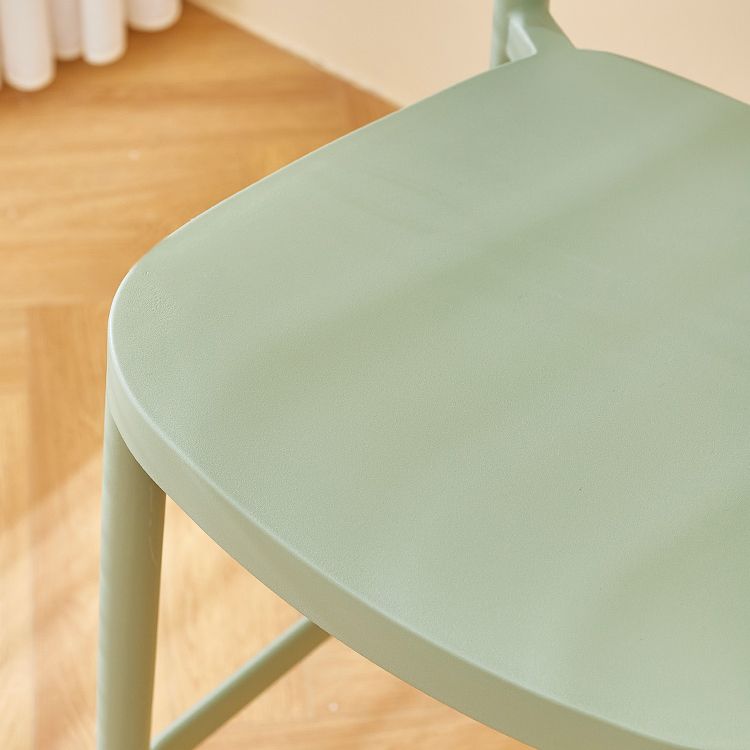 Scandinavian Matte Finish Plastic Barstool Milk Tea Shop Full Back Stool Clearhalo 'Bar Furniture' 'Bar Stools' 'bar_stools' 'furn' 'furn_bar_stools' 'Furniture' 'furniture_bar_stools' 'Kitchen & Dining Furniture' 1200x1200_074d5012-dacd-4c89-9138-83b869d23507