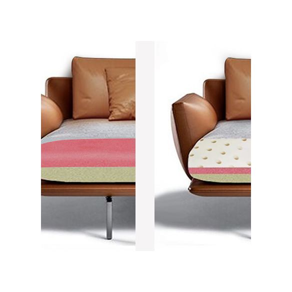 34"H Scandinavian Sectional Sofa Orange Sleeper Sectional with Pillows Clearhalo 'furn' 'furn_sectionals' 'Furniture' 'Living Room Furniture' 'Sectionals' 1200x1200_074e6401-560a-4401-946b-22f68df233de