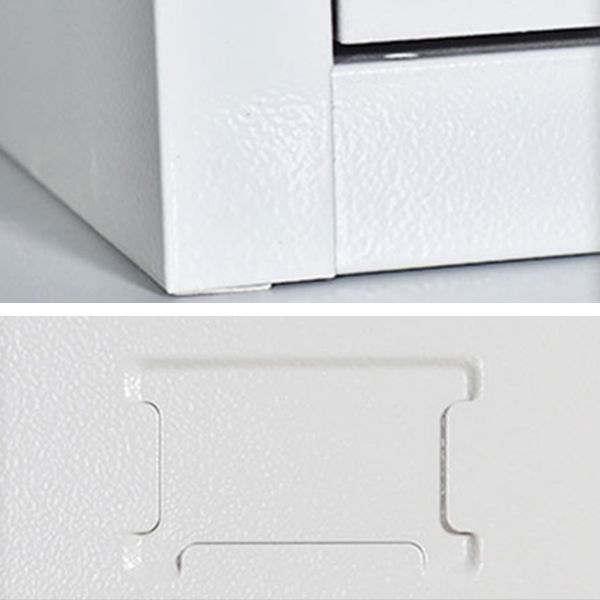 Gabinete contemporáneo de metal para el gabinete de almacenamiento de acero gris casero